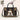 Customized Dog Portrait Leopard Leather Handbag