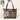 Custom Dog Face Leather Tote Bag, Life is Better with Dogs