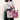 Custom Dog Portrait In Pink Leather Handbag