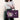 Custom Dog Portrait Leather Handbag With Heart Design