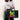 Custom Colorful Splatter Dog Portrait Leather Handbag
